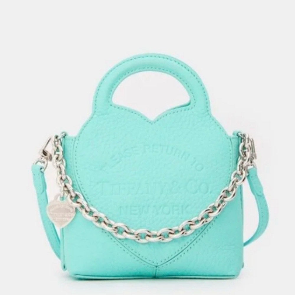 Tiffany & Co. Turquoise Heart Micro Mini Bag